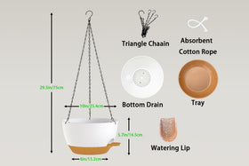 XQSHPDM self-watering boxes keep plant roots hydrated during travel.
