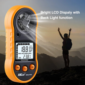 XRCLIF Wind Meter with Easy Battery Access speeds setup and replacement.