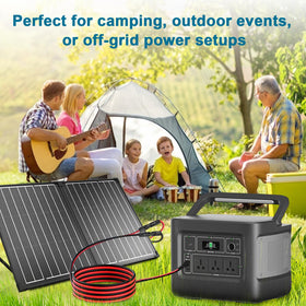 XRDS-RF portable solar power setup enabling flexible camping or off-grid use