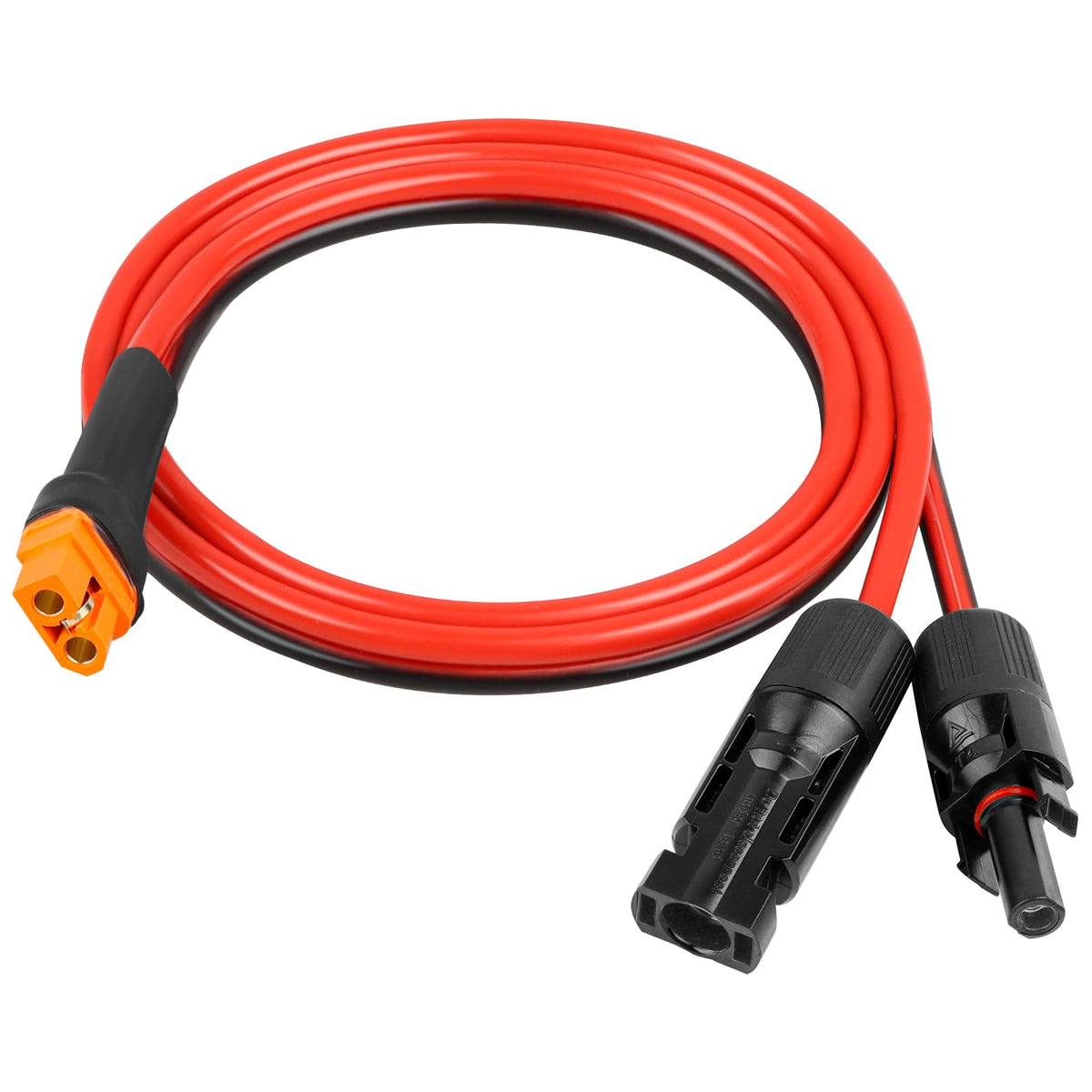 XRDS-RF solar panel adapter cable 3ft with 10AWG wires for efficient power transfer