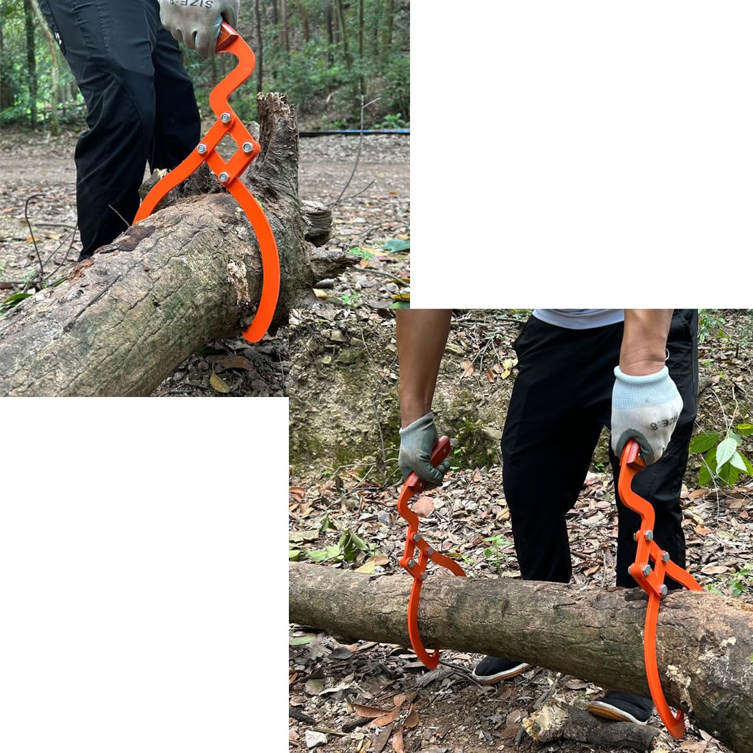 XROPURR 2-claw jaw design close-up highlighting secure log gripping capability