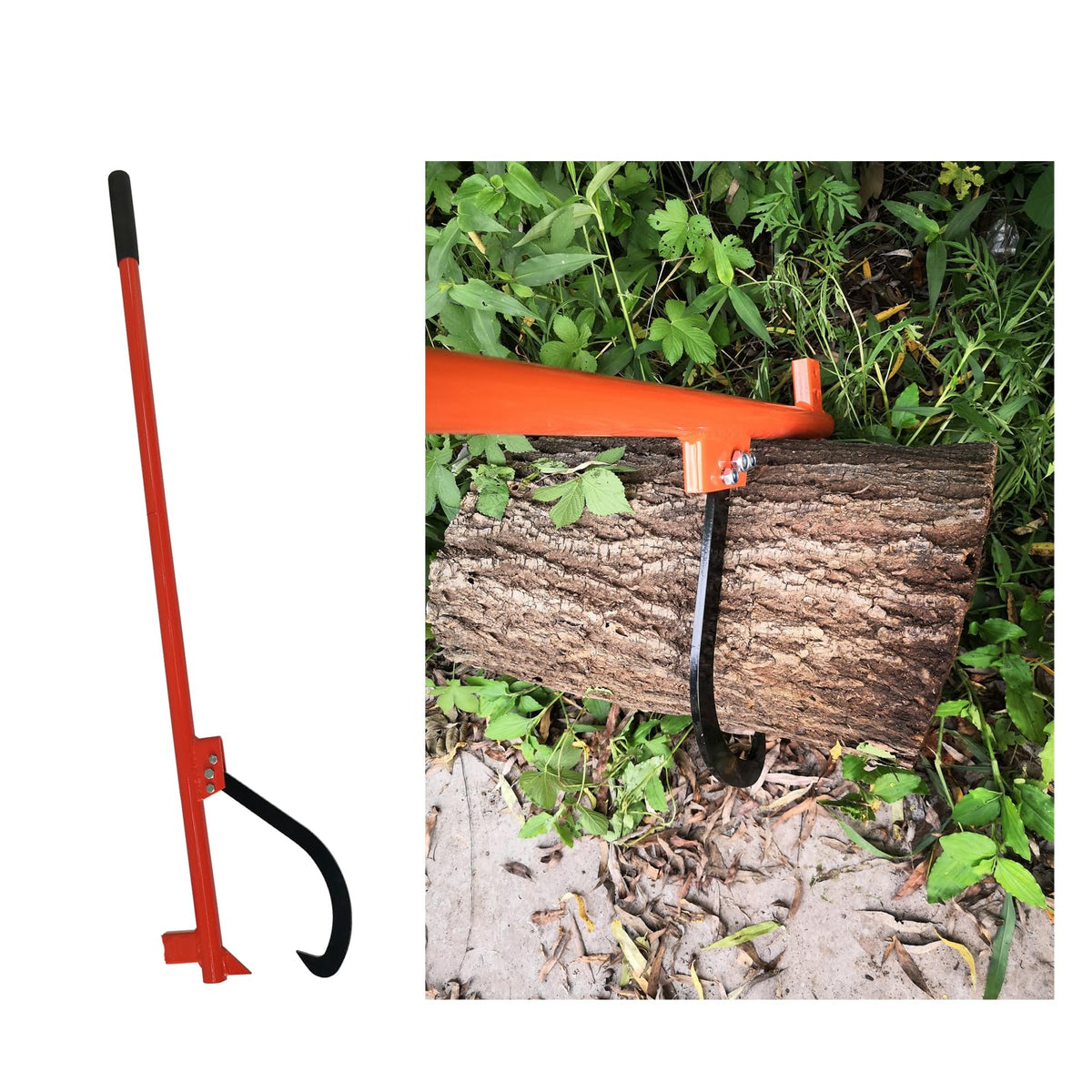 XROPURR steel handles and hooks provide strong control during lifting.