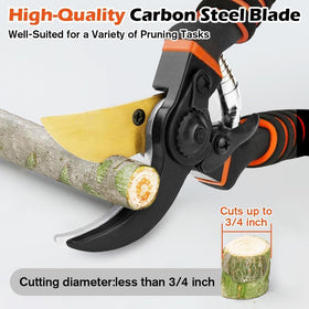 XSBAIHUO pruning shears rust-resistant blades designed for outdoor use.
