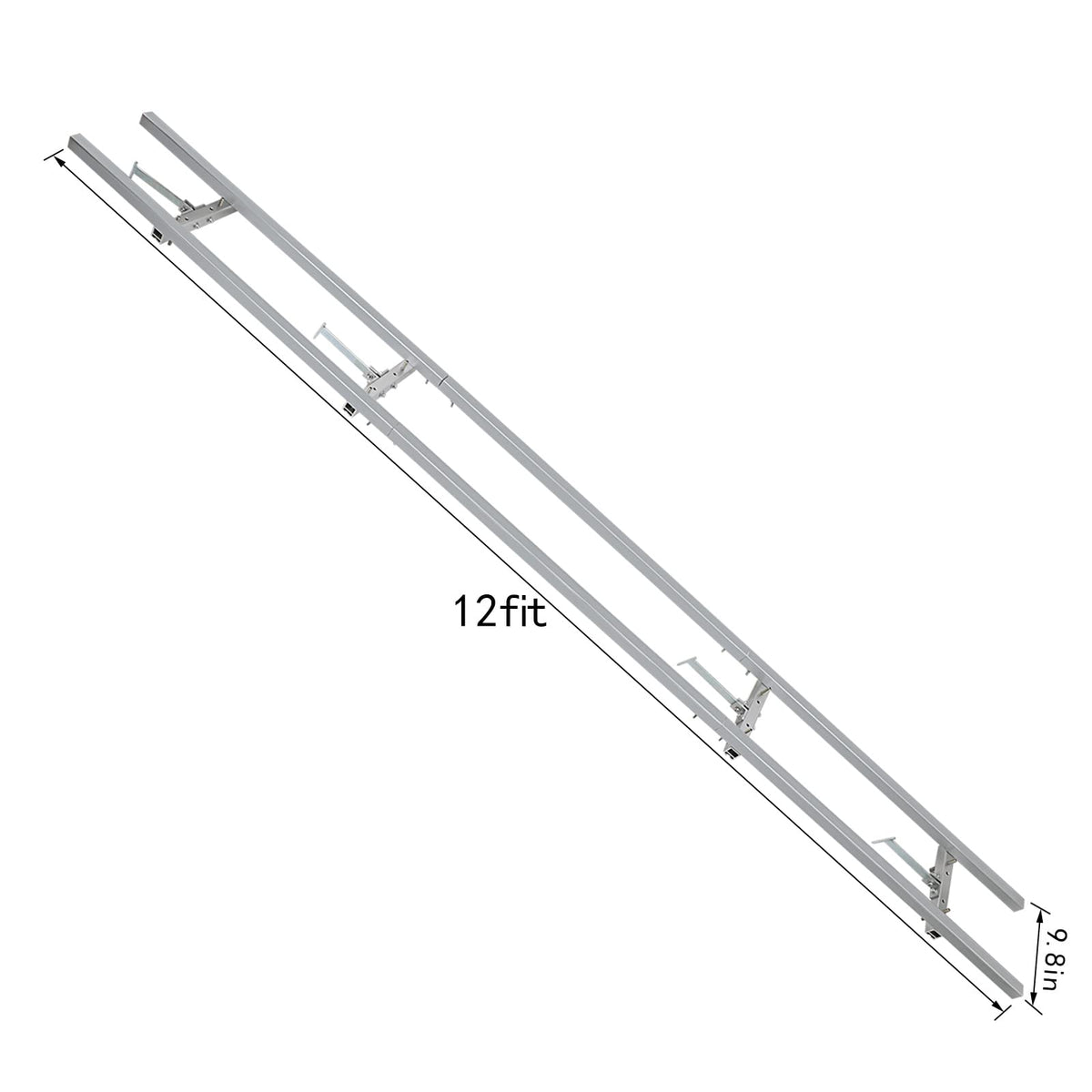 XSLOER rail system connection bolts for quick setup and alignment
