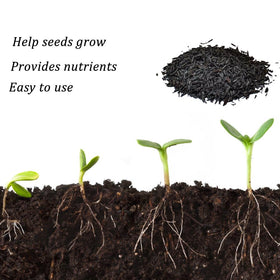 XSOVTOR charcoal for soil amendment balances pH and nurtures roots.