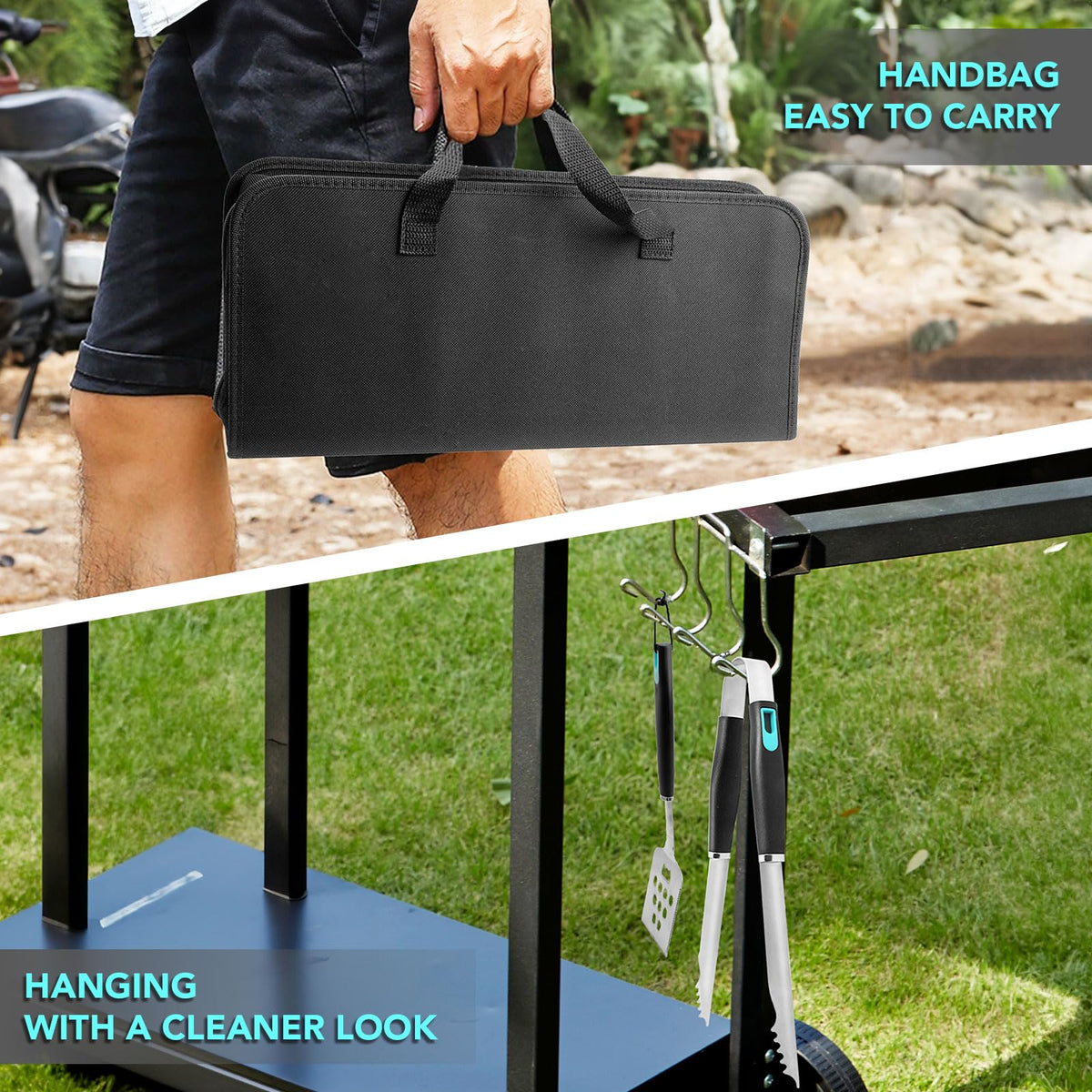 XSSIVE portable carry bag keeps tools organized