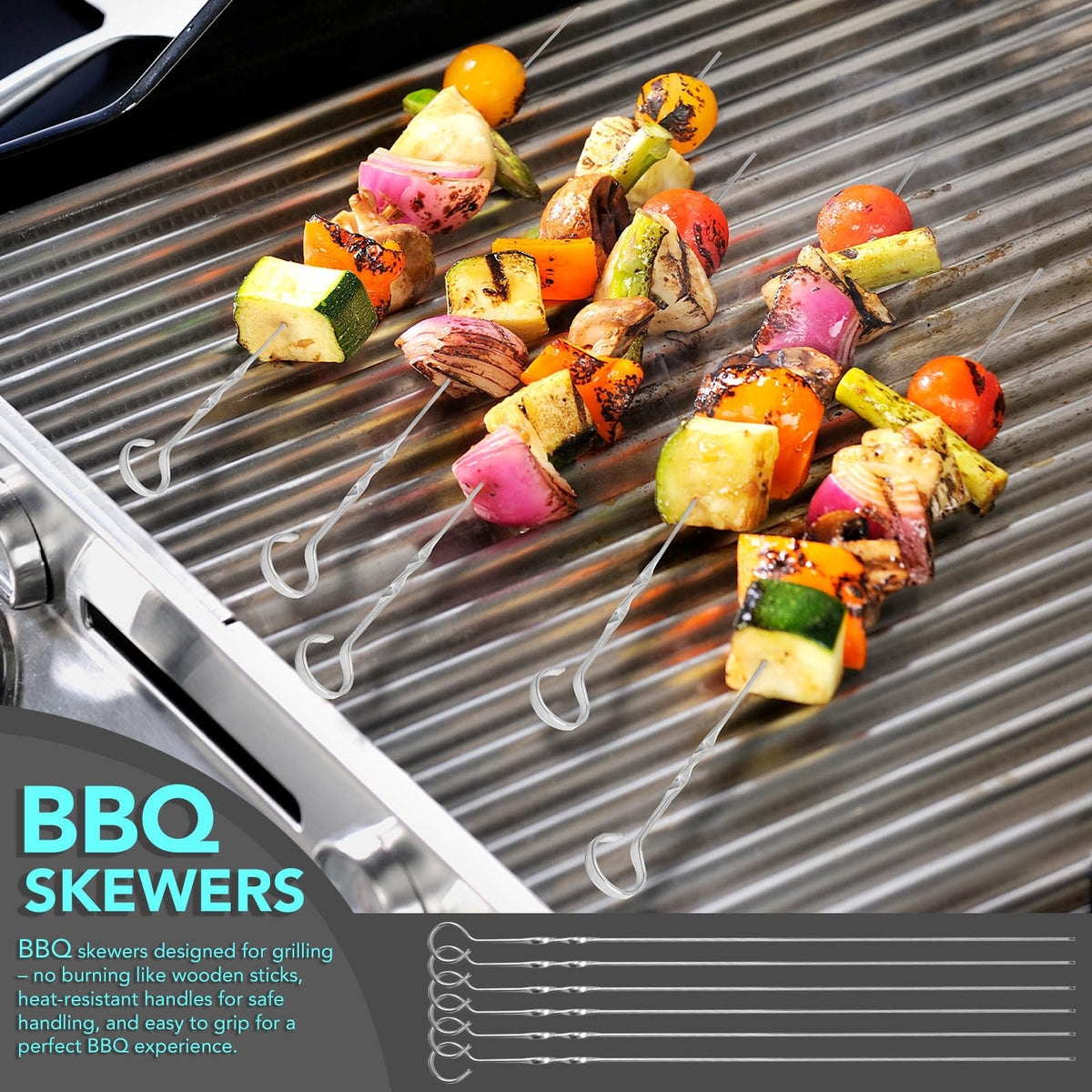 XSSIVE grill fork for precise turning during grilling