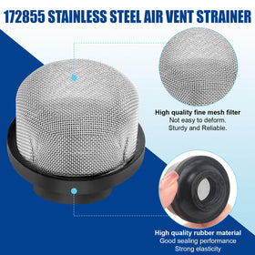 XT 172855 air bleeder screen cap back view for inspection