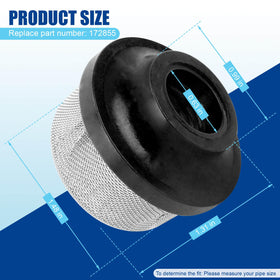 XT 172855 air bleeder screen cap side view supports reliable seal