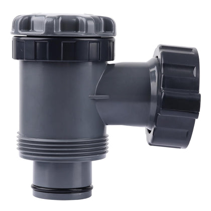 XT plunger valve outlet connection for secure pump hookup