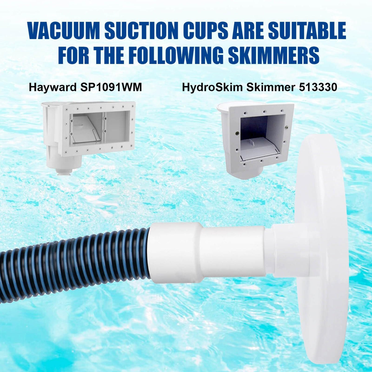 XT Pool Skimmer Vacuum Plate, 6.25-inch round diameter, durable design