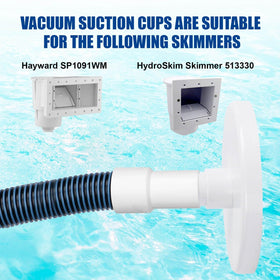 XT Pool Skimmer Vacuum Plate, 6.25-inch round diameter, durable design
