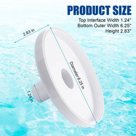 XT Pool Skimmer Vacuum Plate showing HydroSkim 513330 compatibility for easy installation