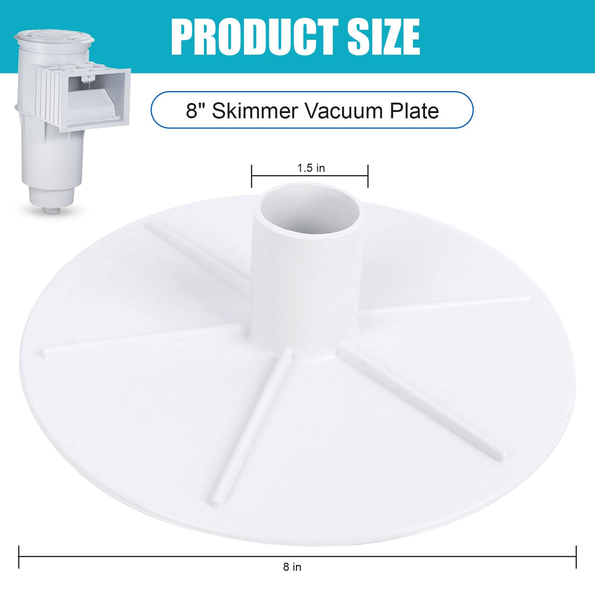 XT Vacuum Plate Adapter offers easy installation and reliable hose fit.