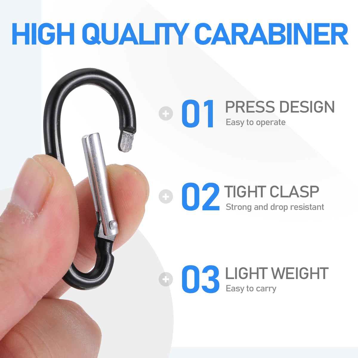 Xthrotsenk aluminium alloy clip detail showing durable, rust-resistant construction