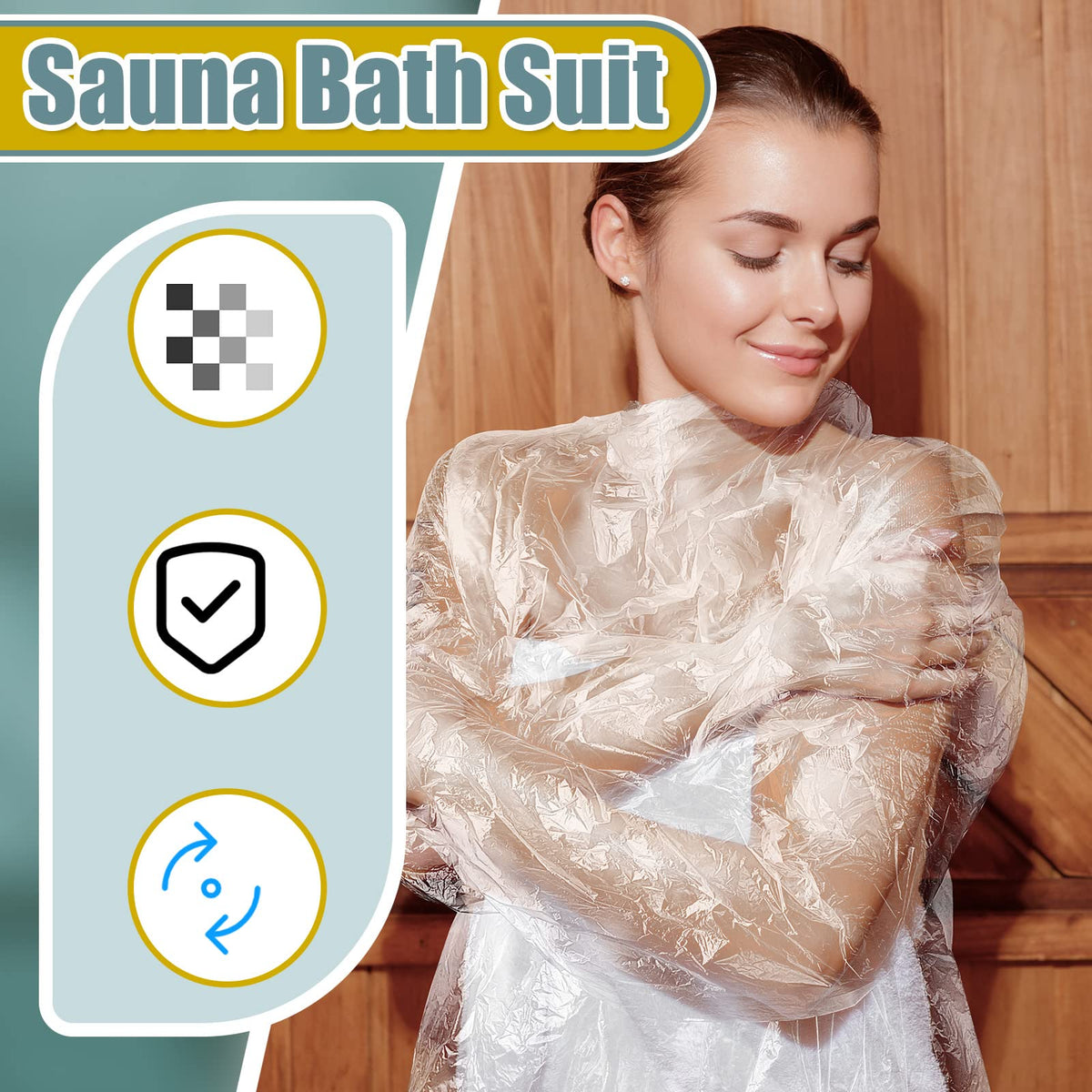 Xtinmee home spa wrap ideal for beauty routines and at-home saunas.