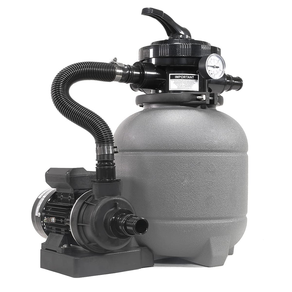 XtremepowerUS 12-inch sand filter tank with rugged UV-resistant shell for durability