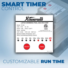 XtremepowerUS 4-way valve offers Backwash, Filter, Rinse, and Winter modes.