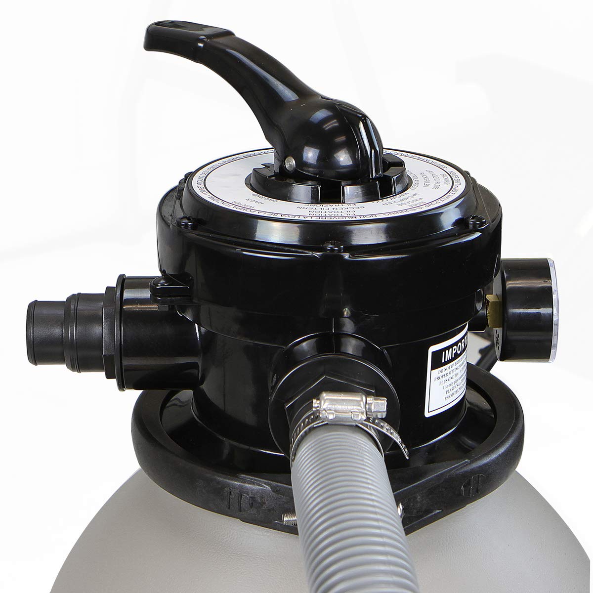 XtremepowerUS 3/4HP pump delivers up to 2,640 GPH for steady circulation.