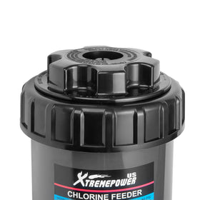XtremepowerUS setup for above-ground and small in-ground pools in a compact inline unit