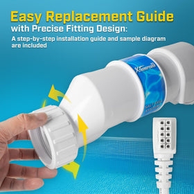Cleaning stand included for mess-free maintenance sessions.