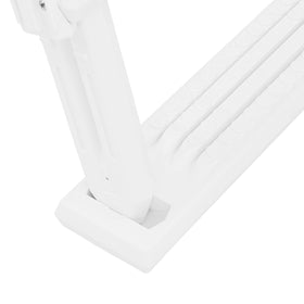 XtremepowerUS Deluxe Incline Pool Ladder view of large treads for stable footing.