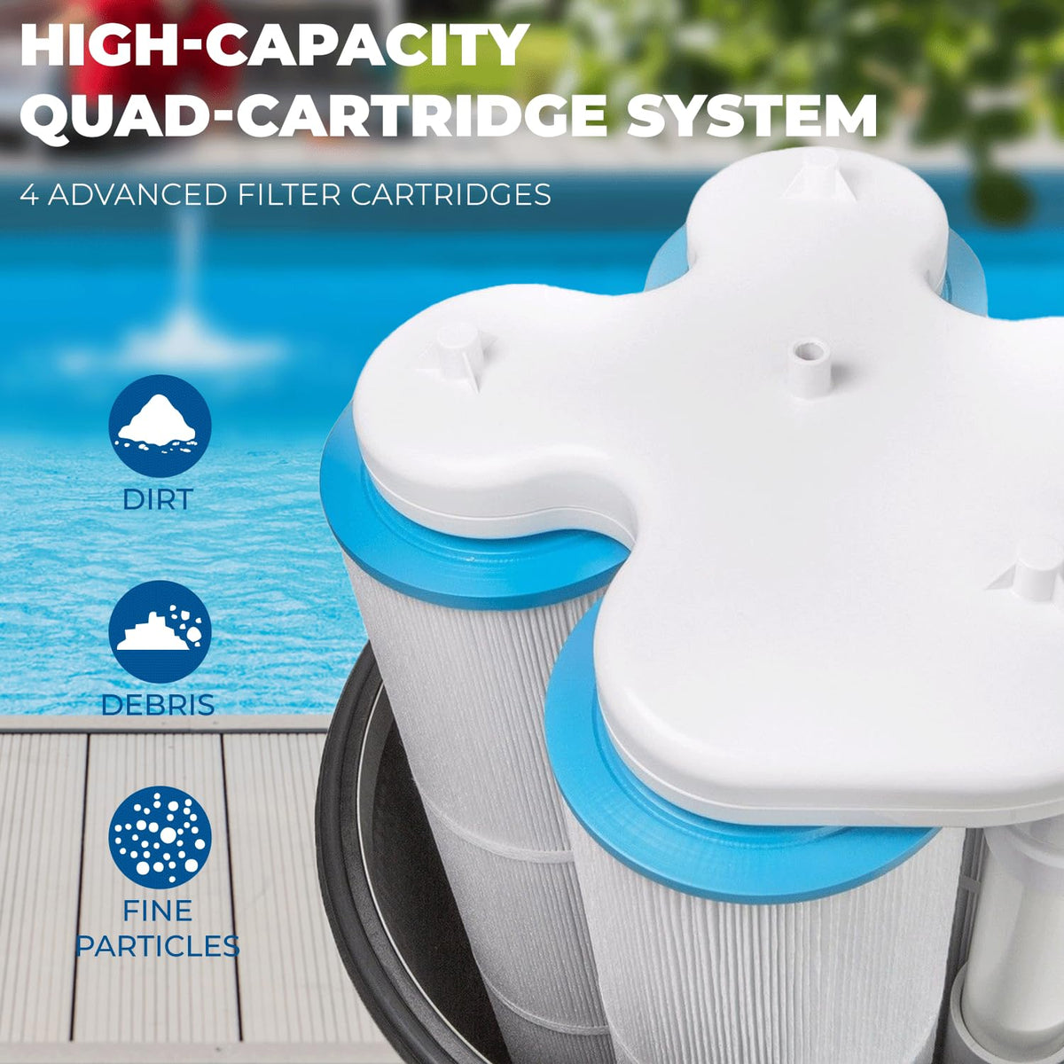 XtremepowerUS glass reinforced co-polymer tank feature close-up showcasing rugged durability