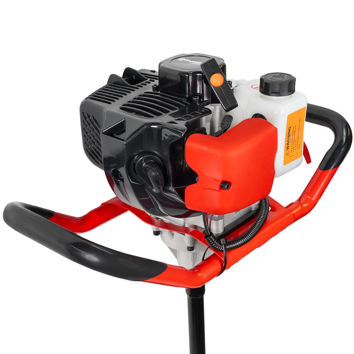 Large fuel tank providing longer operation between refuels for extended jobs.