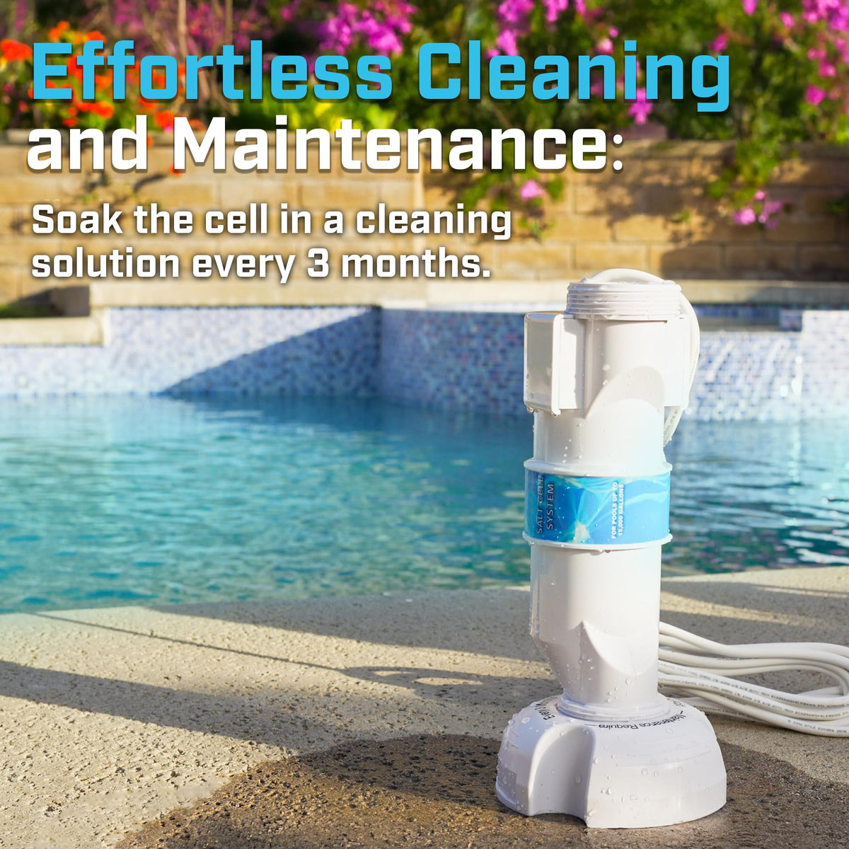 Replacement cell designed for flexible, common saltwater systems.