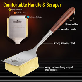 XUDAKAIXIN compatible with cast iron and stainless steel grates.