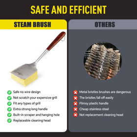 XUDAKAIXIN dip-and-steam action starts cleaning quickly.
