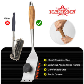 XUDAKAIXIN brush features heavy duty stainless steel construction