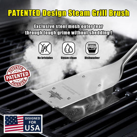 XUDAKAIXIN replaceable cleaning head for stainless-steel grates—quick, reliable cleanup