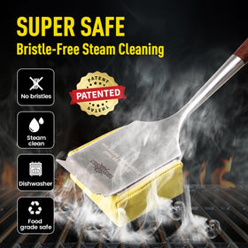 XUDAKAIXIN wavy aramid pad delivers steam cleaning without metal bristles.