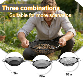 XULIFU black-handle sifter design offers comfortable use