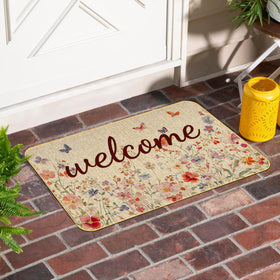 Xumuyin Spring Doormat easy to shake clean and maintain.