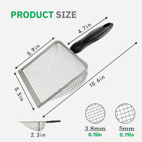 XUNYUQI 5.5-inch head enables quicker coop cleaning with fewer passes.