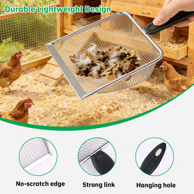 XUNYUQI sturdy stainless steel construction resists rust and bending over years.