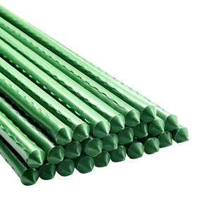 Xuwzenkl garden stake 24-inch steel with weatherproof coating for durable outdoor support.