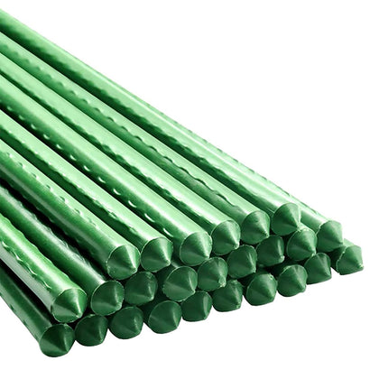 Xuwzenkl garden stake 24-inch steel with weatherproof coating for durable outdoor support.