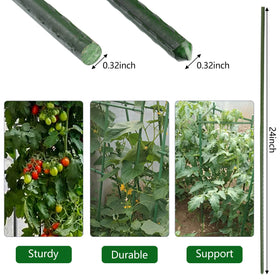 Xuwzenkl steel stake with pointed end for quick ground insertion in soft soil.