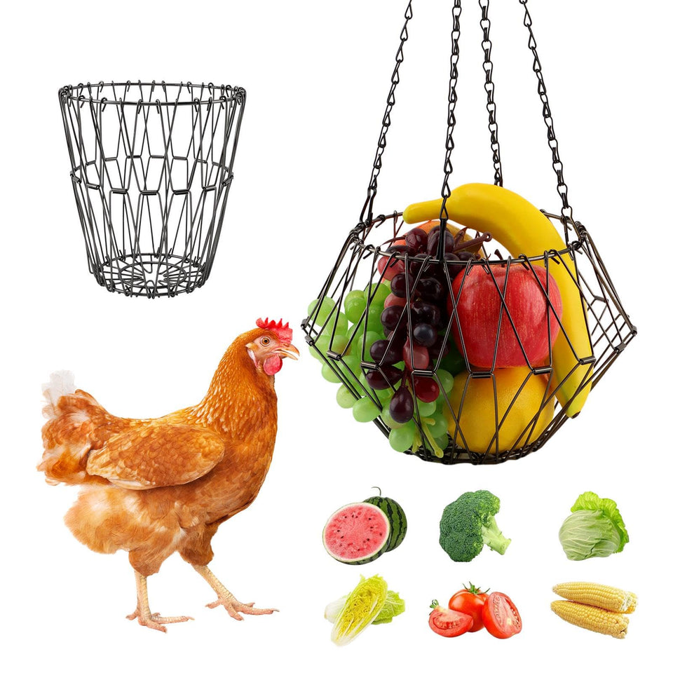 XuYelora hanging chicken feeder frame, durable stainless steel build for long-lasting coop use
