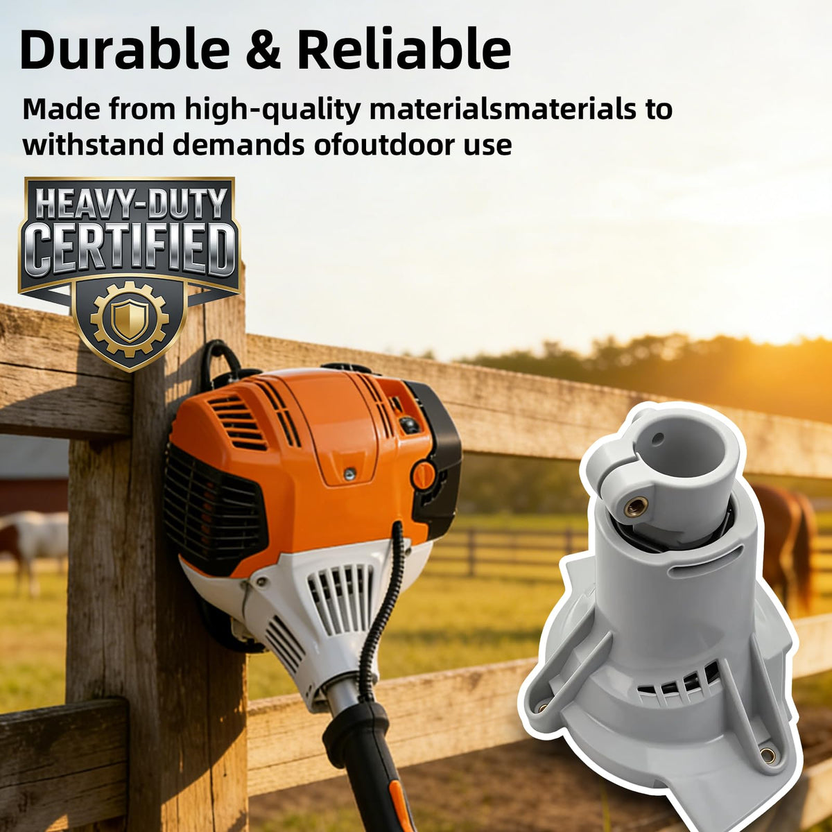 Xuyunming clutch drum housing for Stihl KM94R, quick mounting compatibility
