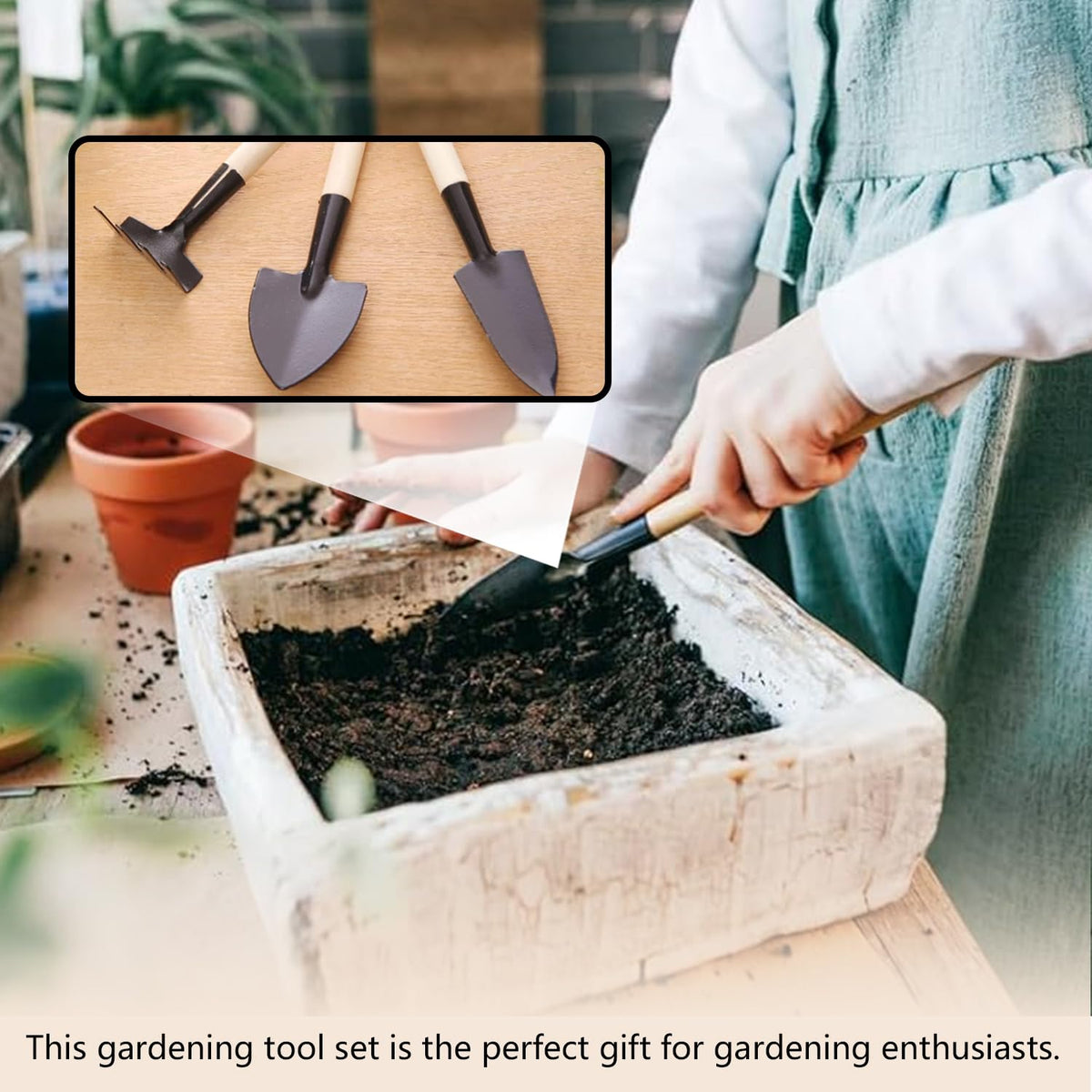 Xvnoesza compact set ready for balcony gardening and camping