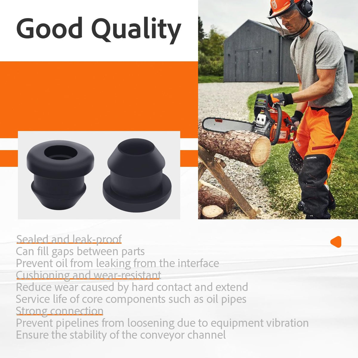 XVRTJ replacement-fit grommets for models 223-327 promote reliable sealing