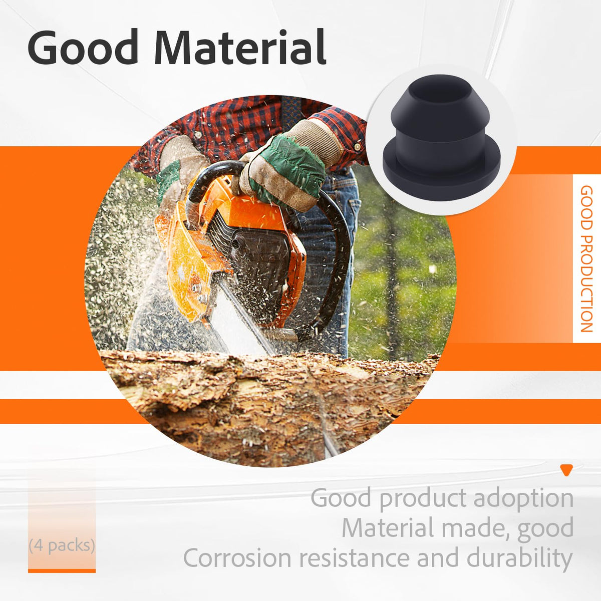 XVRTJ Husqvarna-compatible grommets for FS80 FS85 ensure easy installation