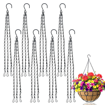XXFBJNMD hanging chain kit, eight pieces, ready for secure indoor or outdoor hanging.