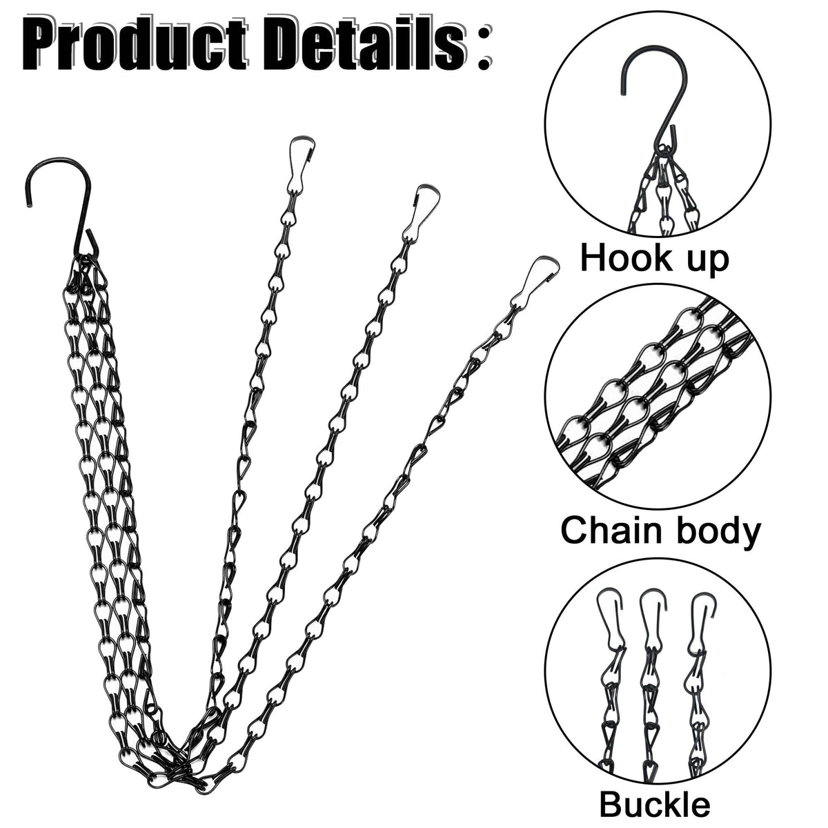 XXFBJNMD adjustable hooks and clips enable length customization for XXFBJNMD chains.