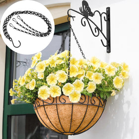XXFBJNMD lantern and bird feeder suspended using three-point chains.