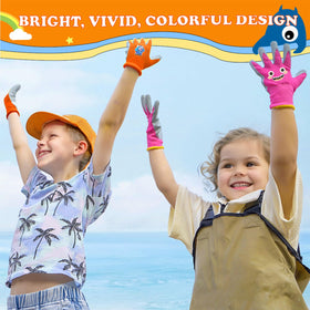 xxpepo versatile kids work gloves for gardening and cleaning